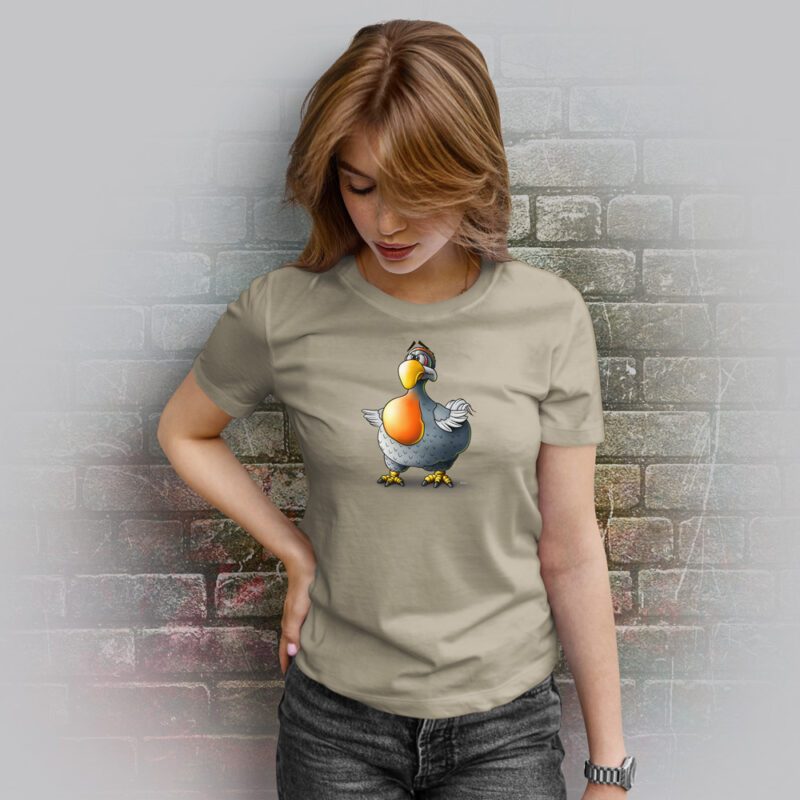 Funnyfriend Damen T-Shirt Dodo khaki