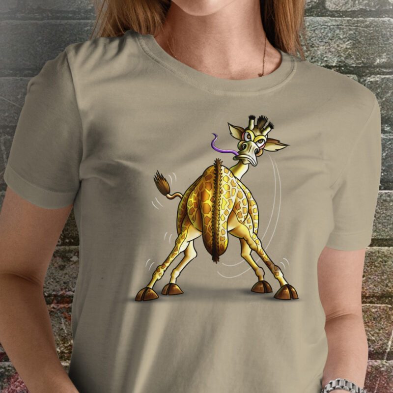 Funnyfriend Damen T-Shirt Giraffe