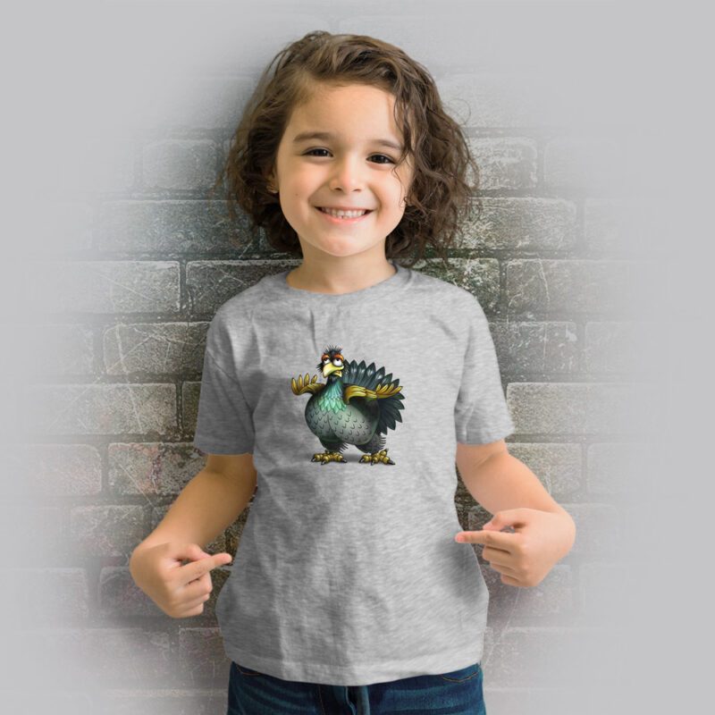 Funnyfriend Kids T-Shirt Auerhahn grey melange