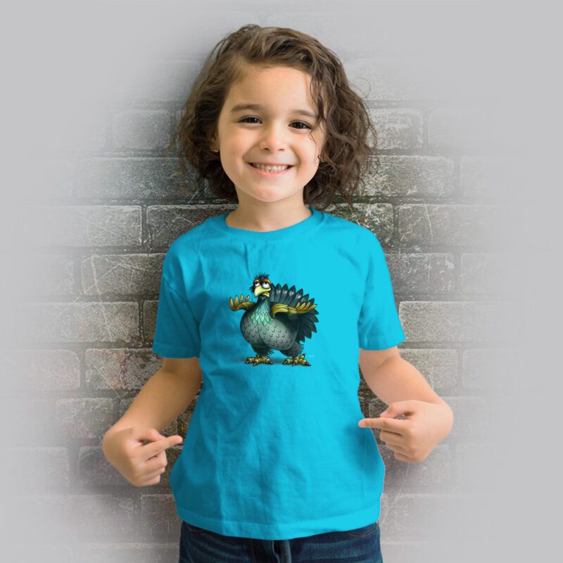 Funnyfriend Kids T-Shirt Auerhahn aqua