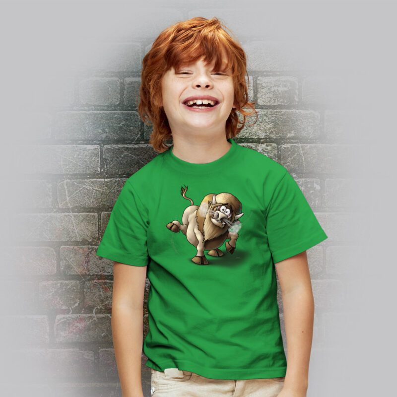 Funnyfriend Kids T-Shirt Bulle kelly green