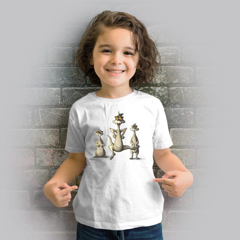 Funnyfriend Kids T-Shirt Erdmännchen weiß