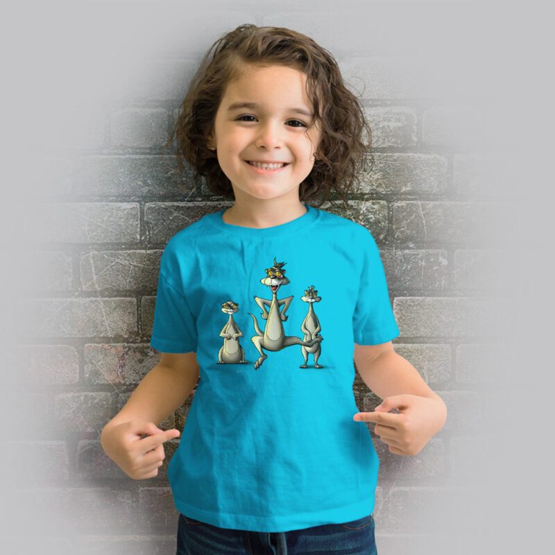 Funnyfriend Kids T-Shirt Erdmännchen aqua