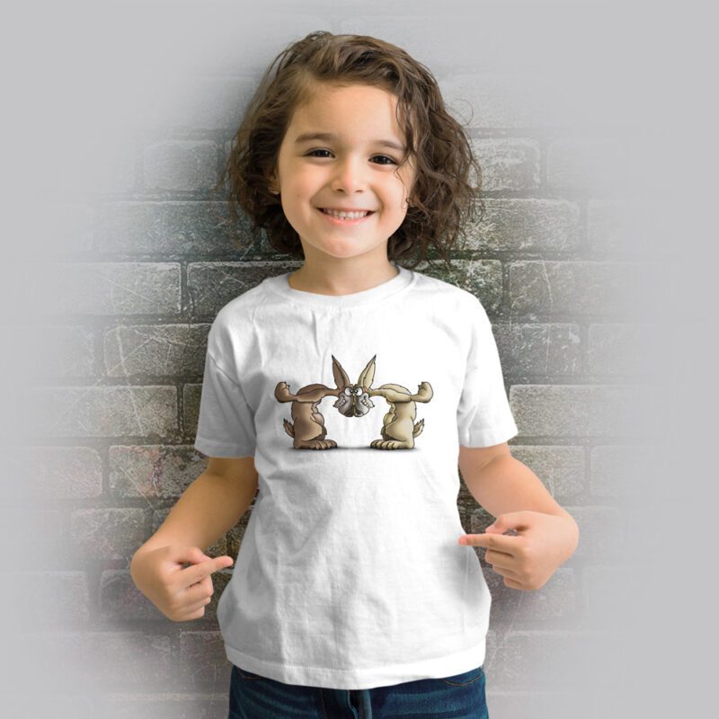Funnyfriend Kids T-Shirt Rabbit weiß