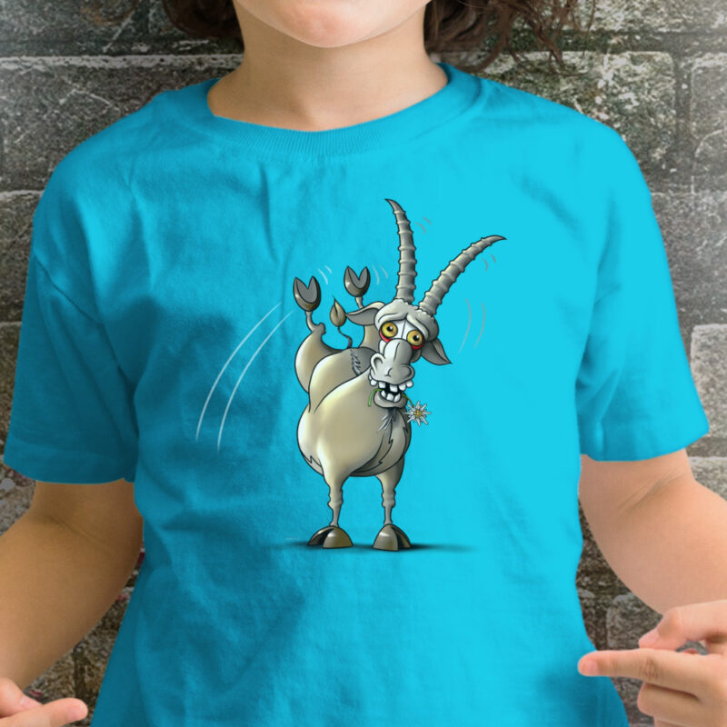Funnyfriend Kids T-Shirt Steinbock bockt