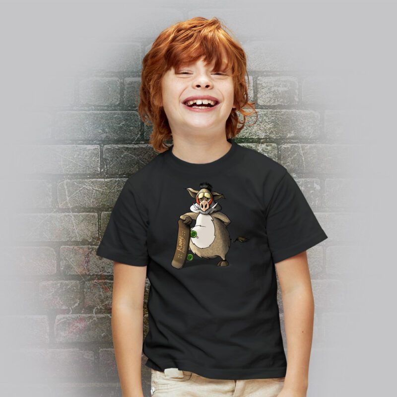 Funnyfriend Kids T-Shirt Wildsau schwarz