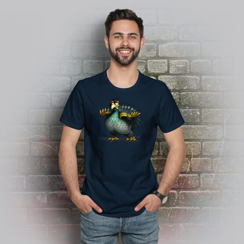 Funnyfriend Herren T-Shirt Auerhahn navy