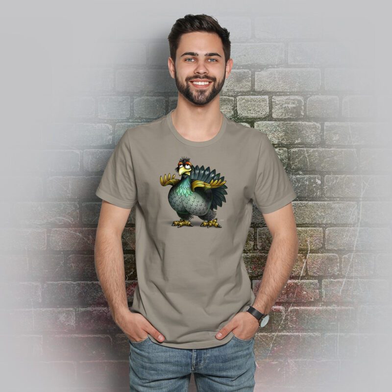 Funnyfriend Herren T-Shirt Auerhahn khaki