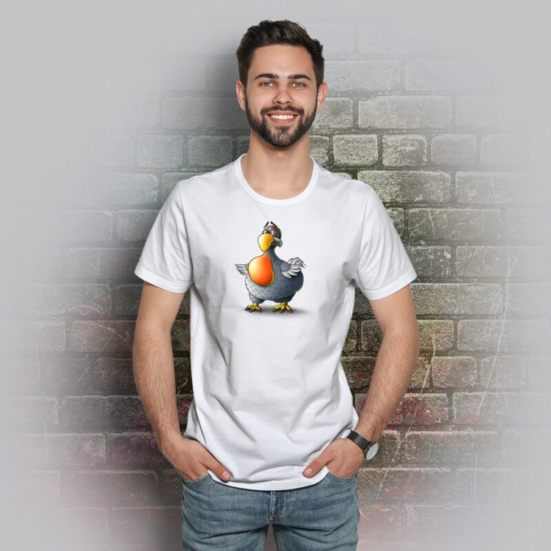 Funnyfriend Herren T-Shirt Dodo weiß