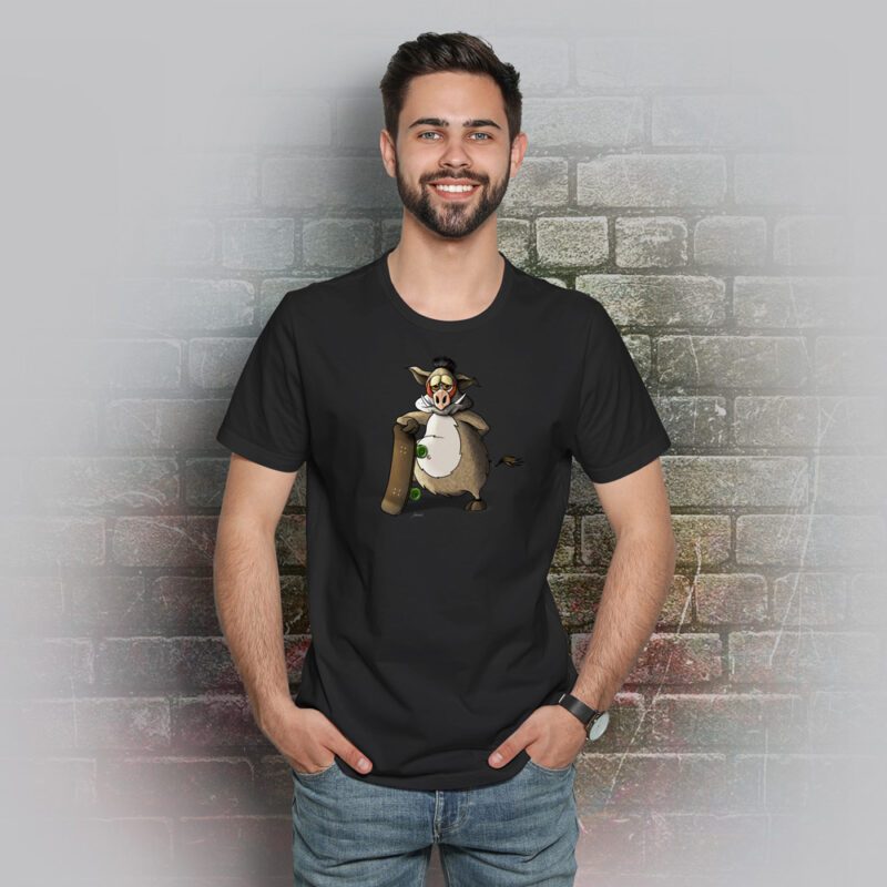 Funnyfriend Herren T-Shirt Wildsau schwarz
