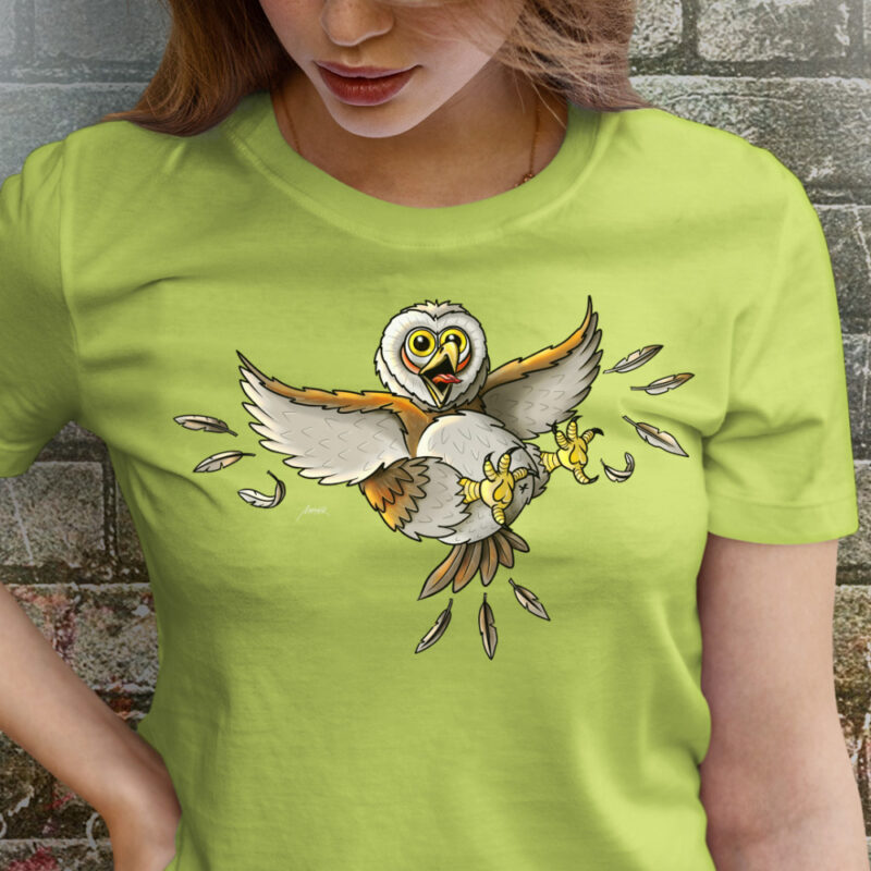 Funnyfriend Damen T-Shirt Eule