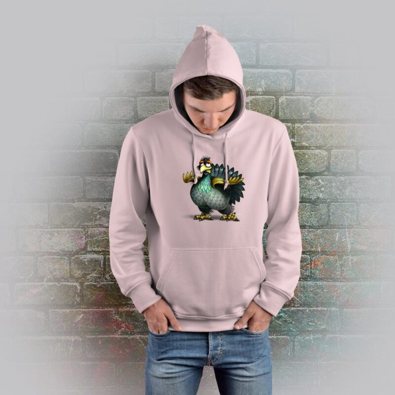 Funnyfriend Hoodie Auerhahn pink