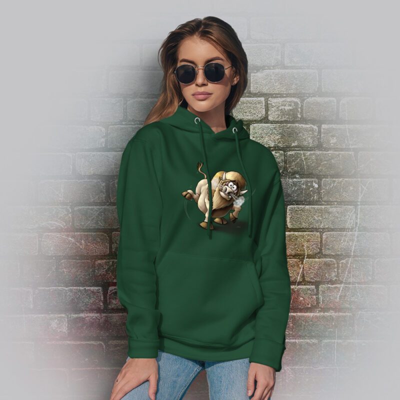 Funnyfriend Hoodie Bulle bottle green