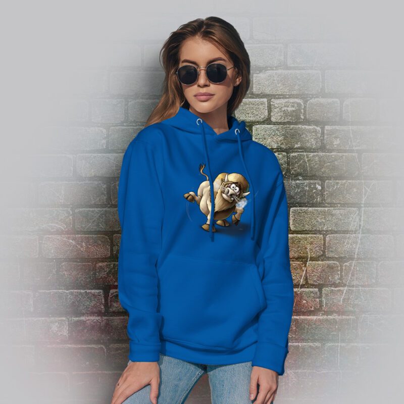 Funnyfriend Hoodie Bulle blau