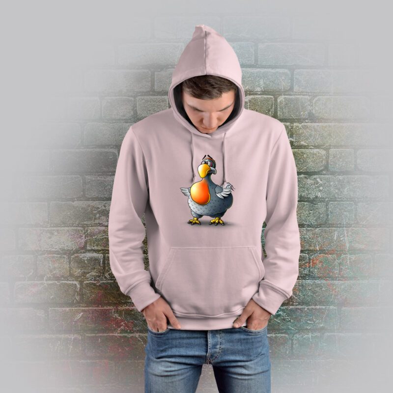 Funnyfriend Hoodie Dodo pink