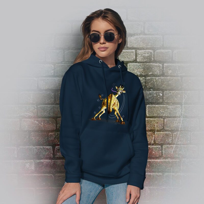 Funnyfriend Hoodie Giraffe navy