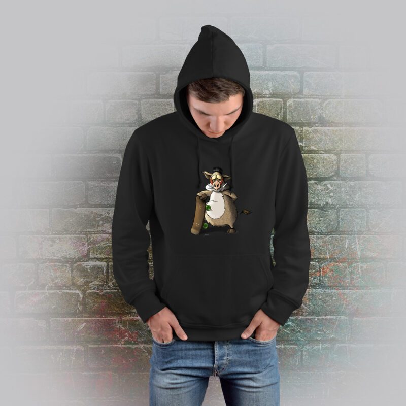 Funnyfriend Hoodie Wildsau schwarz