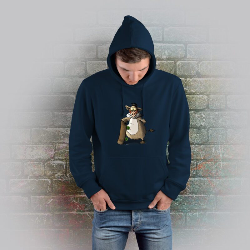 Funnyfriend Hoodie Wildsau navy