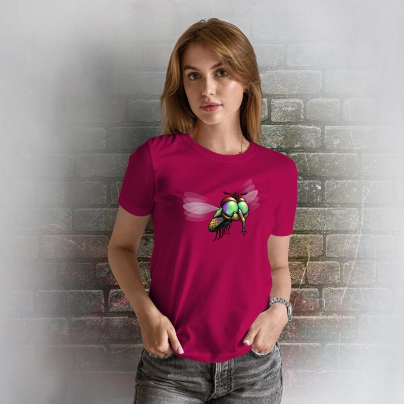 Funnyfriend T-Shirt Damen Fly fuchsia