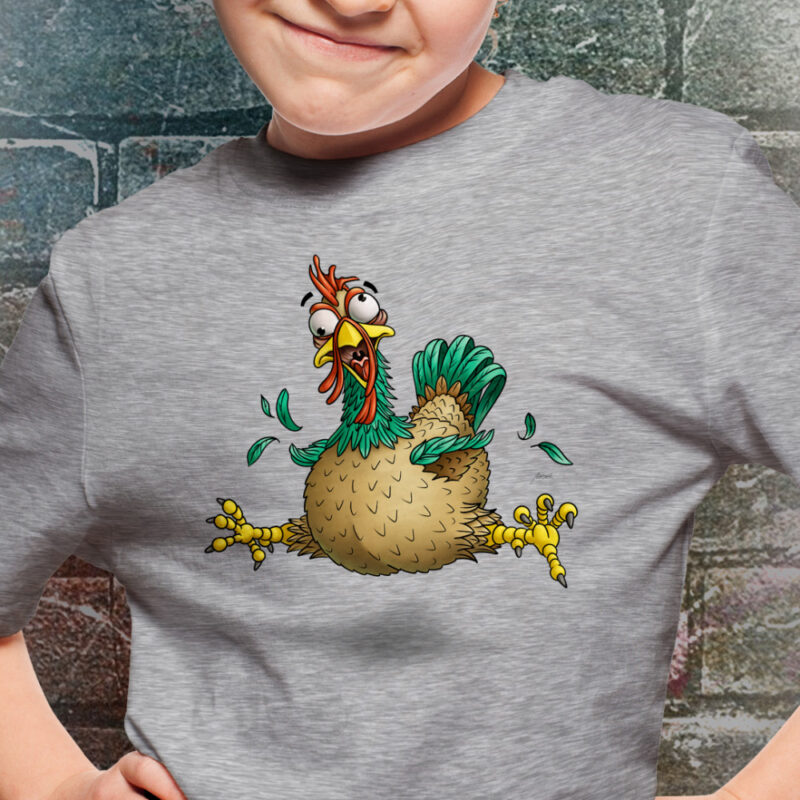 Funnyfriend T-Shirt Kids Gockel Detail