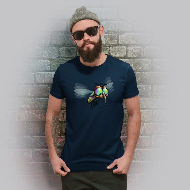 Funnyfriend T-Shirt Herren Fly bottle green