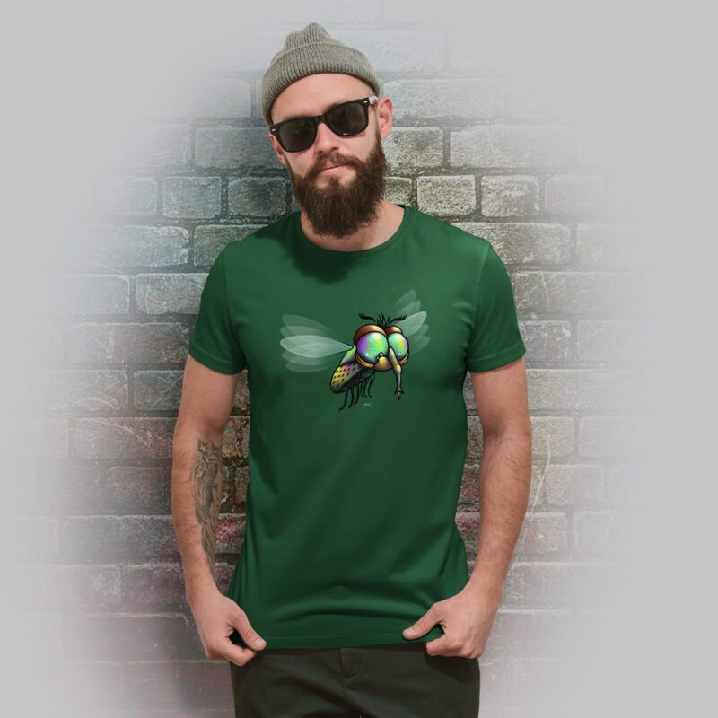 Funnyfriend T-Shirt Herren Fly bottle green