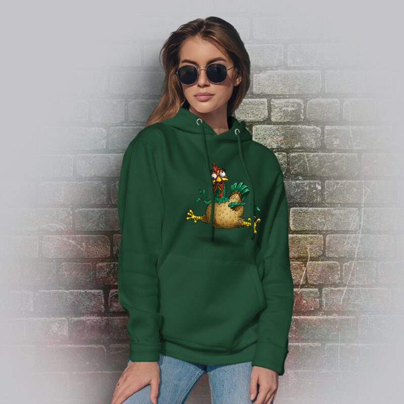Funnyfriend Hoodie Gockel bottle green