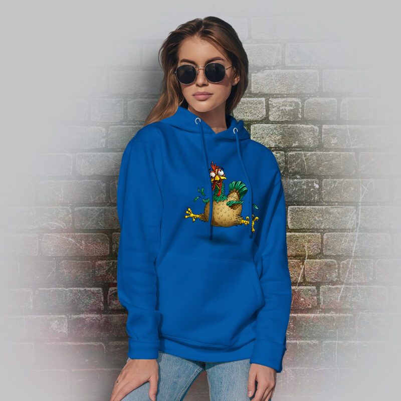 Funnyfriend Hoodie Gockel blau