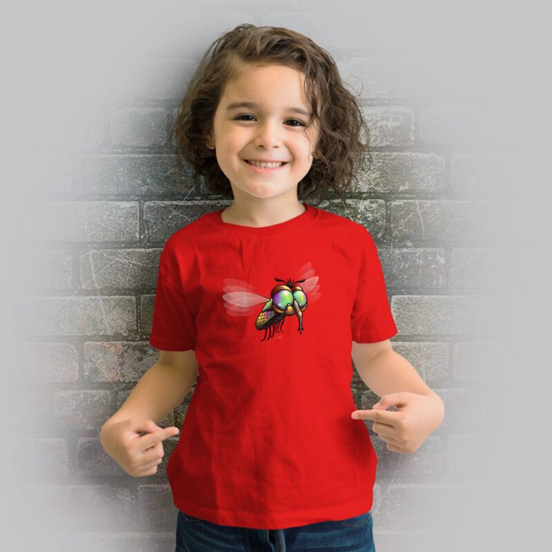 Funnyfriend T-Shirt Kids Fly red