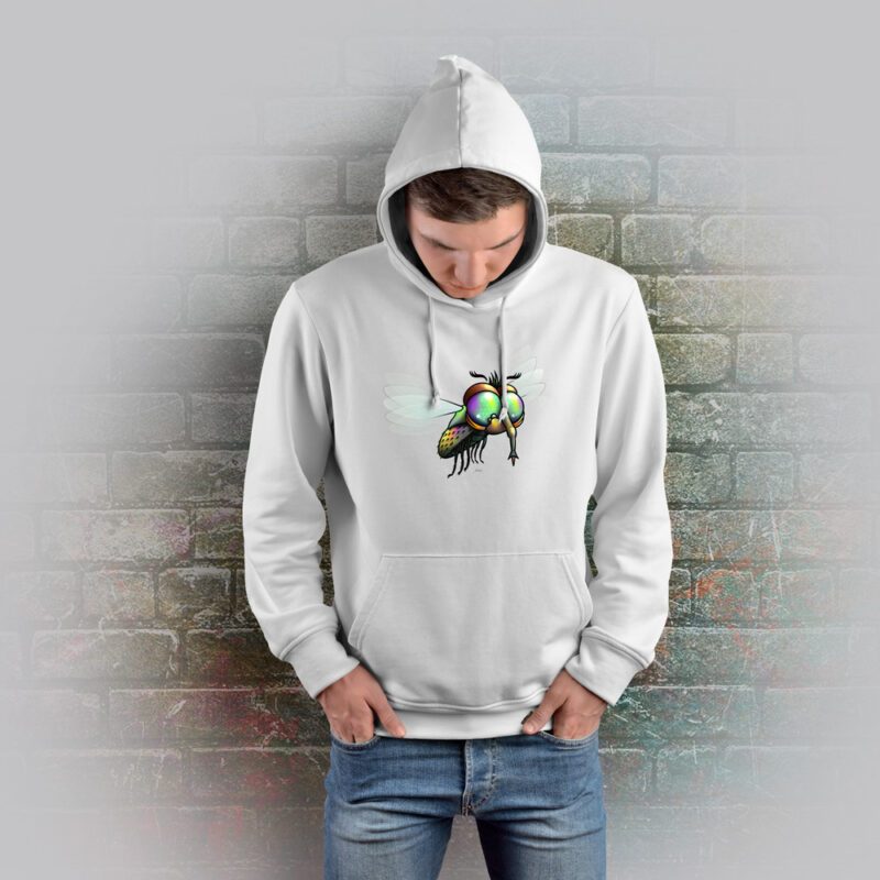 Funnyfriend Hoodie Fly weiß