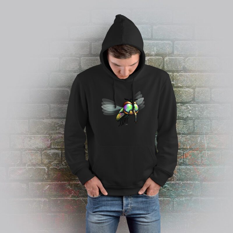 Funnyfriend Hoodie Fly schwarz